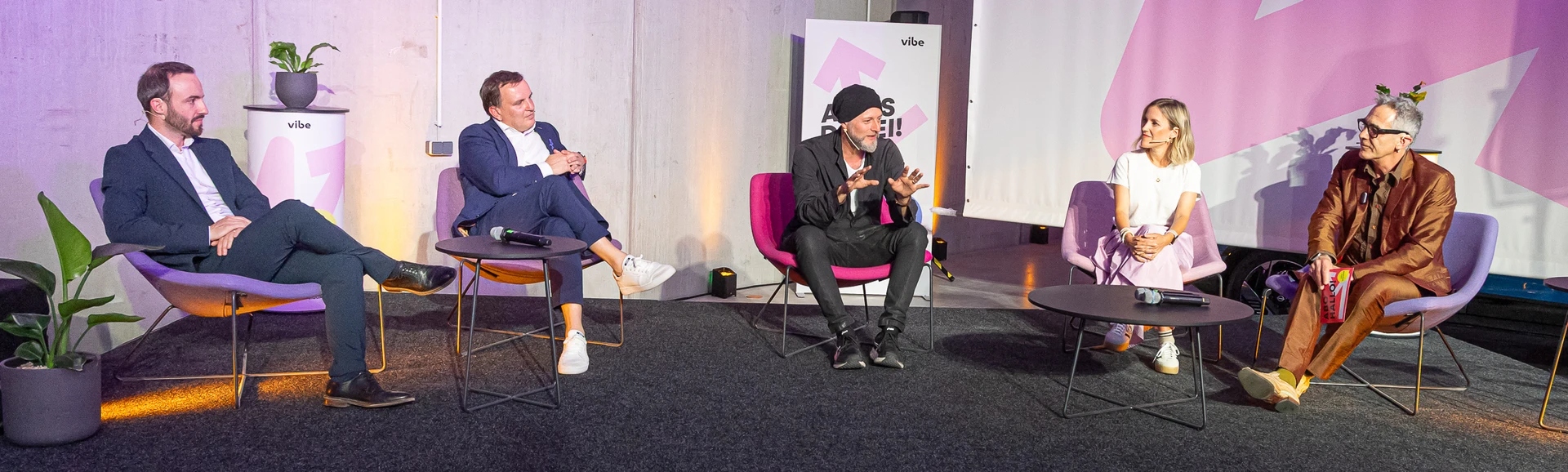 Markus Petzl bei einem vibe Paneltalk